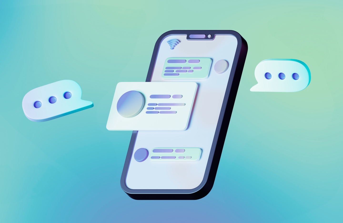 A hotel chatbot running in a mobile application.